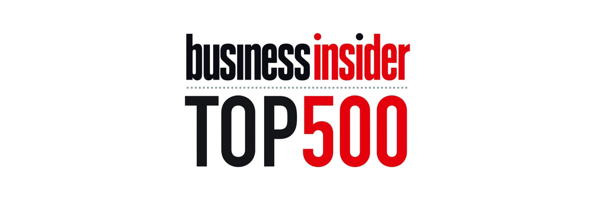 This is Business Insider Top 500 logo