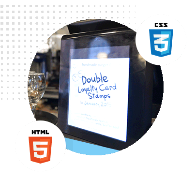 This is Zonal's digital signage system